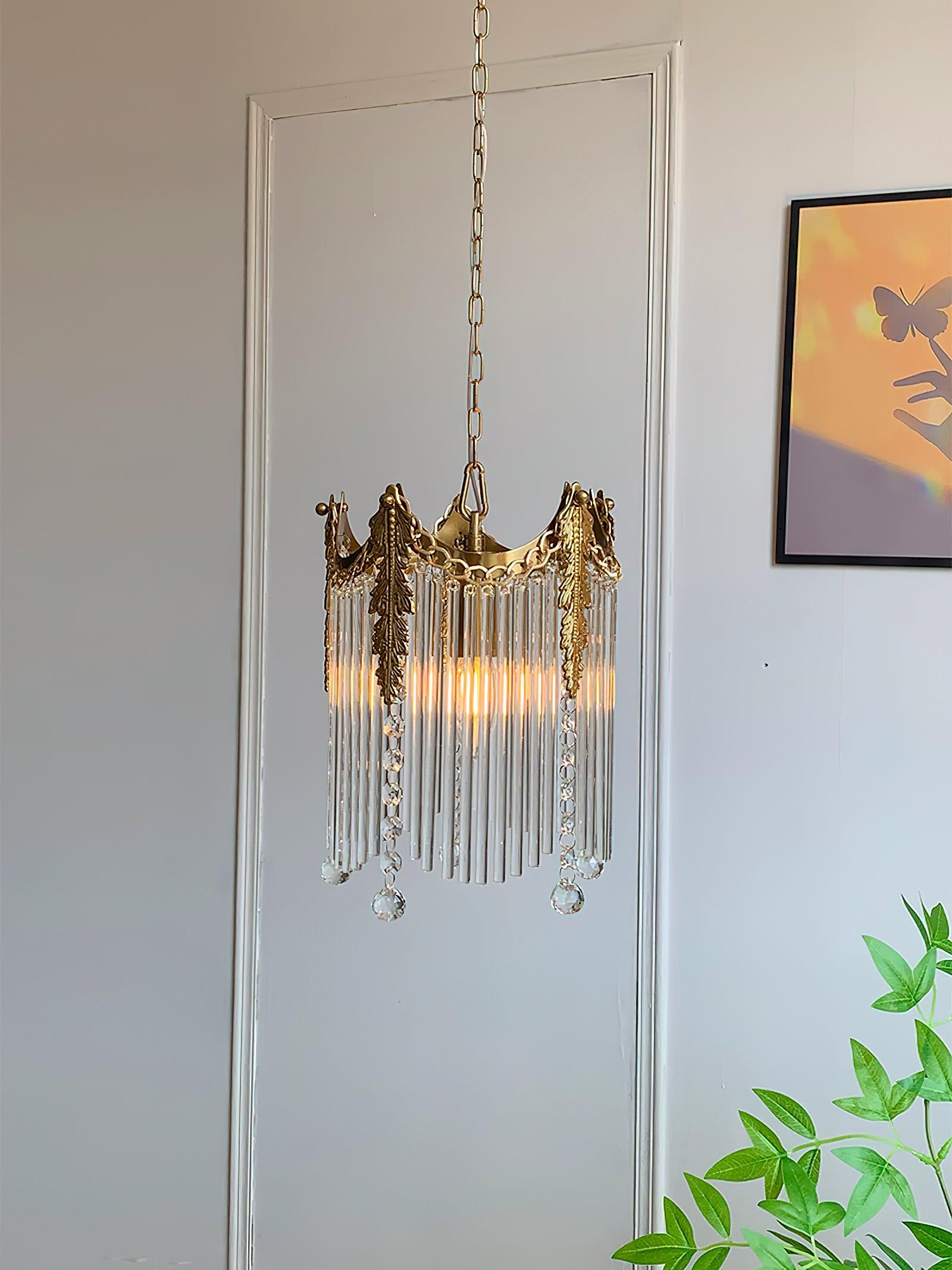 Modern Copper and Glass Globe Pendant Light Fixture for Elegant Indoor Decor