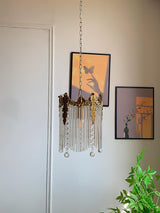 Modern Copper and Glass Globe Pendant Light Fixture for Elegant Indoor Decor
