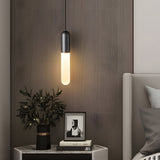 Modern Copper Cylinder Pendant Light with 3 Step Dimming and Adjustable Cord