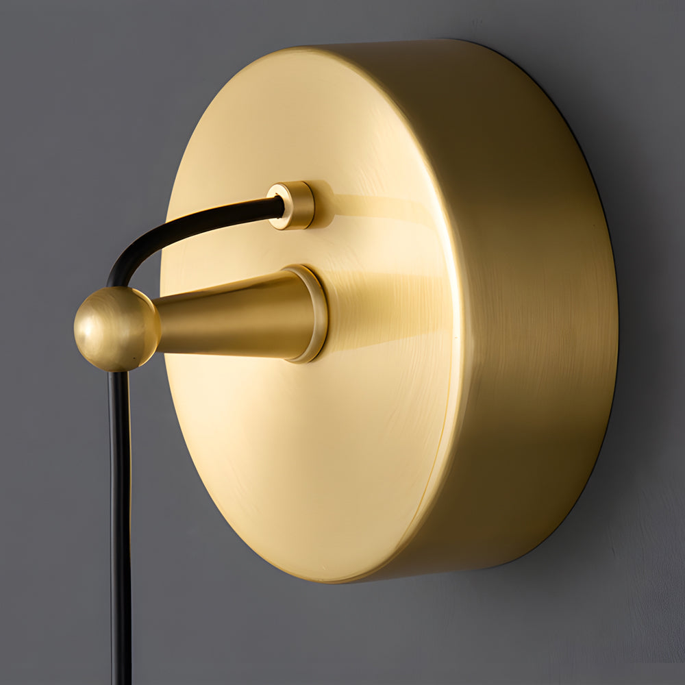 Modern Copper Cylinder Pendant Light with 3 Step Dimming and Adjustable Cord