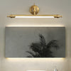 Modern Copper LED Vanity Light 180 Degree Rotatable Bathroom Mirror Lamp with 3 Color Modes