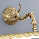 Modern Copper LED Vanity Light 180 Degree Rotatable Bathroom Mirror Lamp with 3 Color Modes