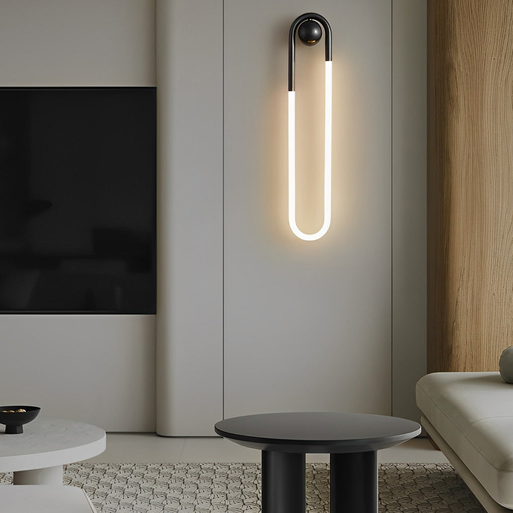 Modern Copper LED Wall Lamp with Three Step Dimming for Bedroom and Corridor