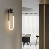 Modern Copper LED Wall Lamp with Three Step Dimming for Bedroom and Corridor