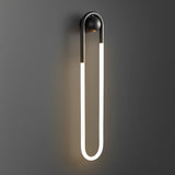 Modern Copper LED Wall Lamp with Three Step Dimming for Bedroom and Corridor