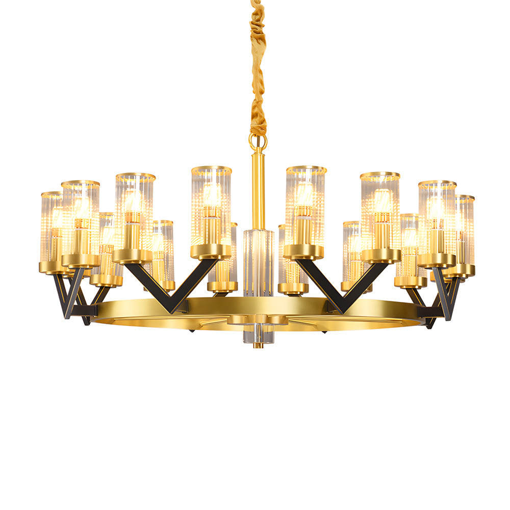 Modern Copper Molecular Glass Globe Chandelier Nordic Luxury Pendant Lighting
