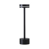 Modern Cordless Aluminum Rod LED Table Lamp with Touch Dimming Sensor