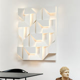 Modern Cordless LED Wall Sconce Matte White Aluminum Rechargeable Decorative Lighting