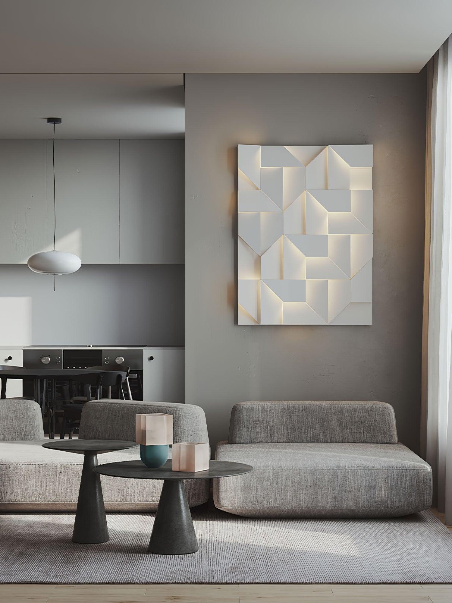 Modern Cordless LED Wall Sconce Matte White Aluminum Rechargeable Decorative Lighting