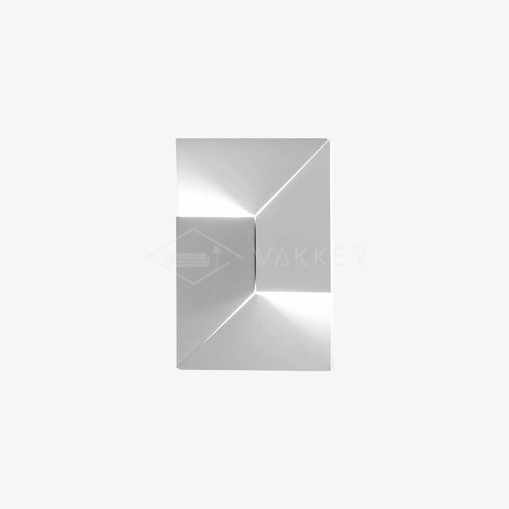 Modern Cordless LED Wall Sconce Matte White Aluminum Rechargeable Decorative Lighting