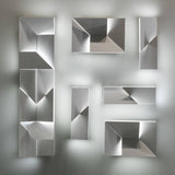 Modern Cordless LED Wall Sconce Matte White Aluminum Rechargeable Decorative Lighting