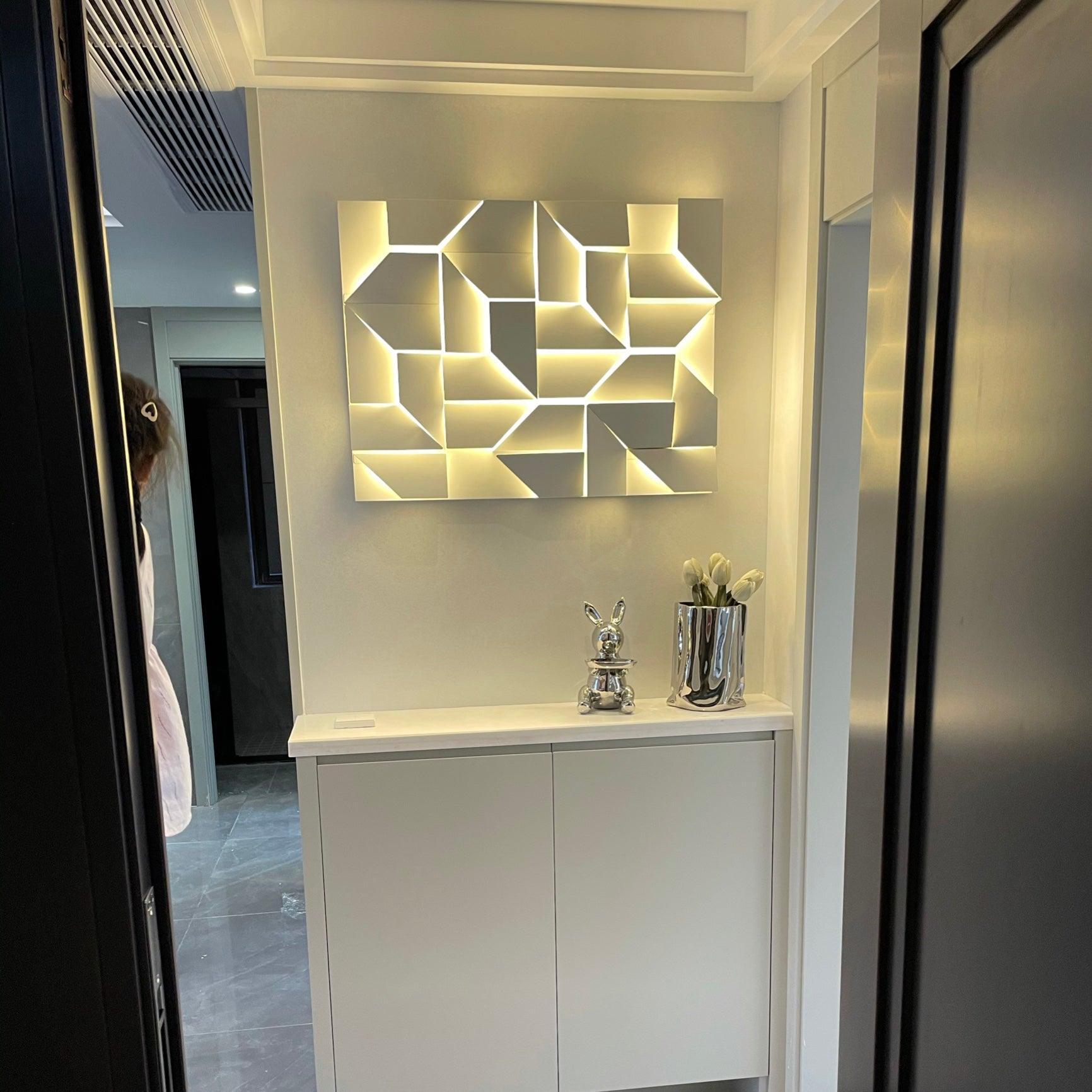 Modern Cordless LED Wall Sconce Matte White Aluminum Rechargeable Decorative Lighting