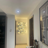 Modern Cordless LED Wall Sconce Matte White Aluminum Rechargeable Decorative Lighting
