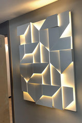 Modern Cordless LED Wall Sconce Matte White Aluminum Rechargeable Decorative Lighting