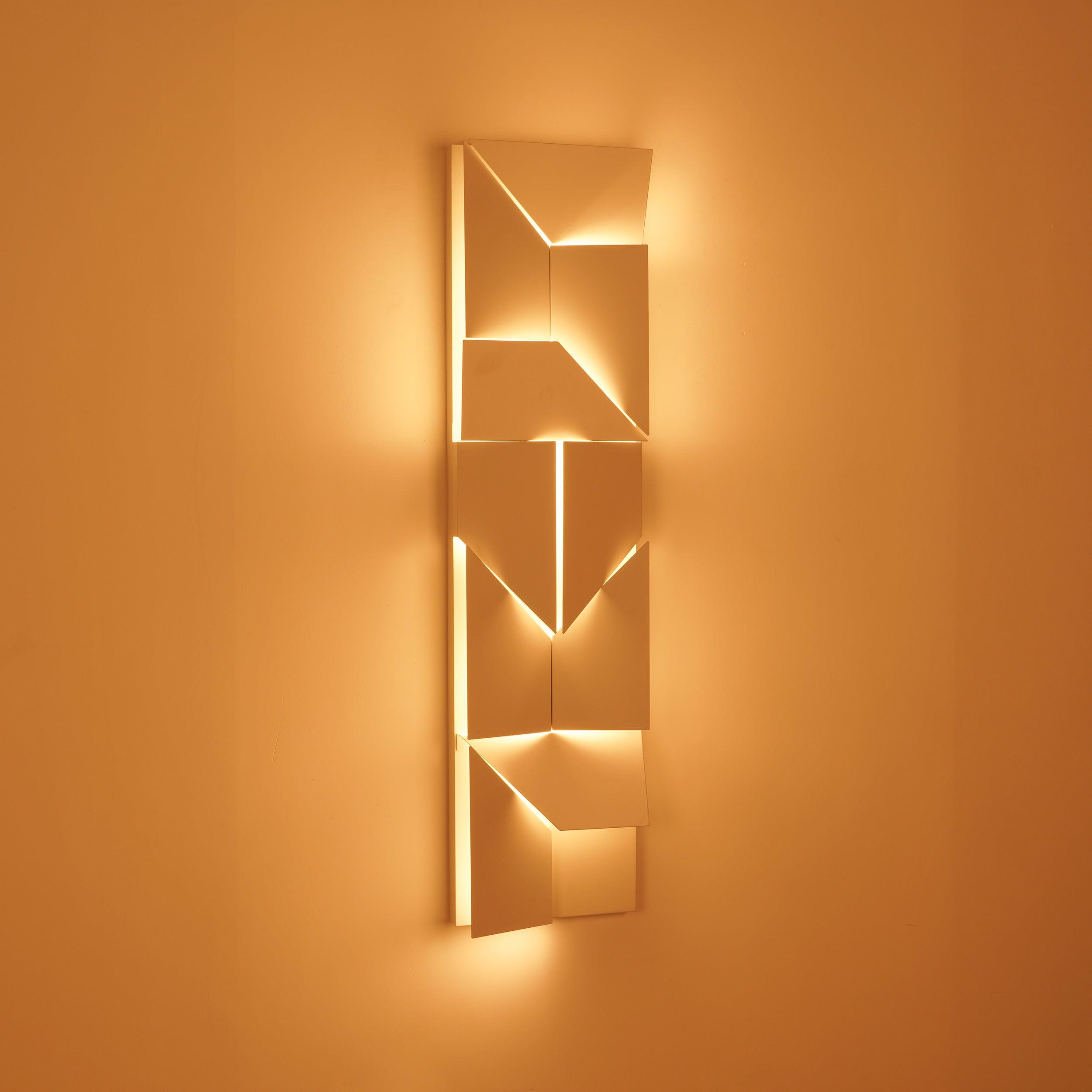 Modern Cordless LED Wall Sconce Matte White Aluminum Rechargeable Decorative Lighting
