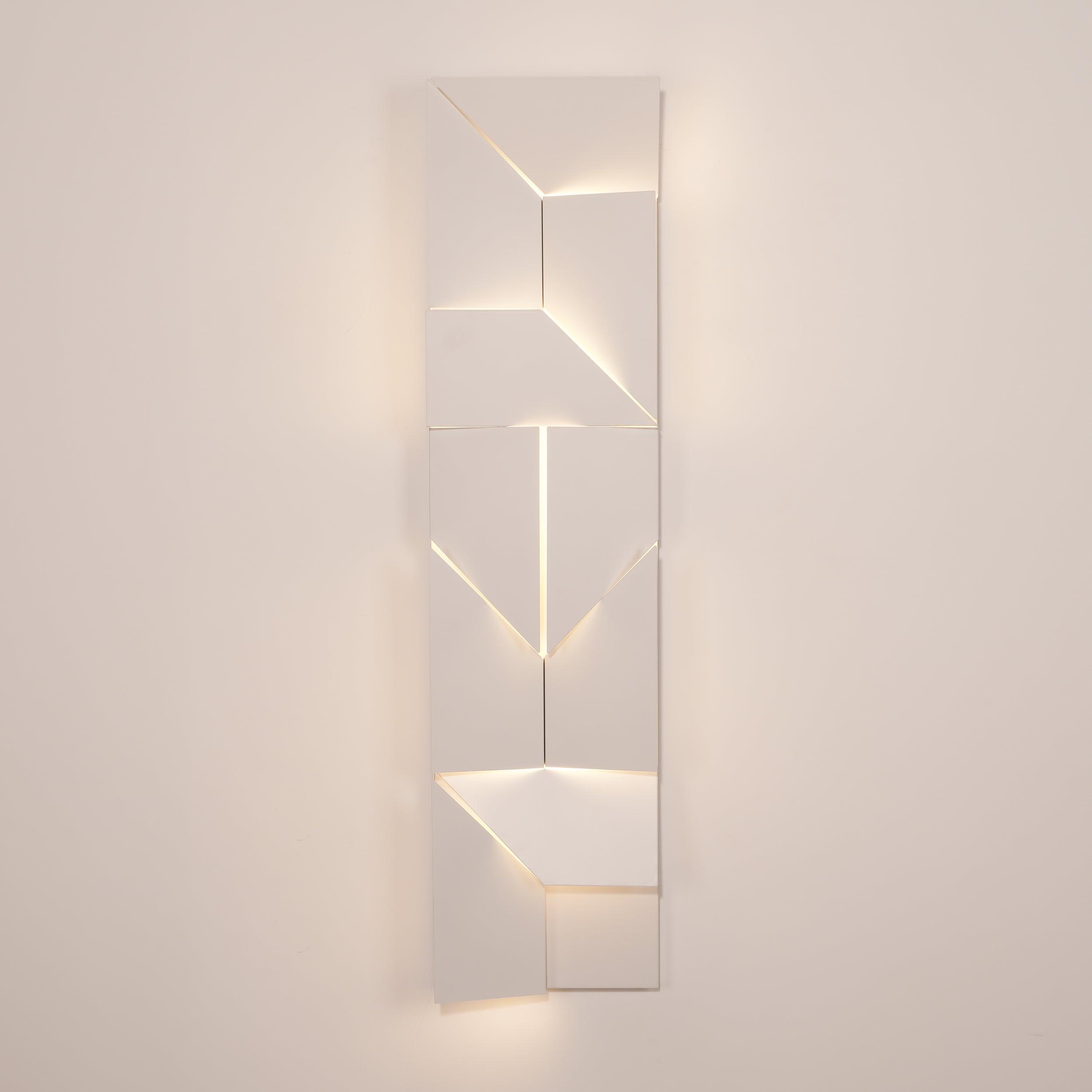 Modern Cordless LED Wall Sconce Matte White Aluminum Rechargeable Decorative Lighting