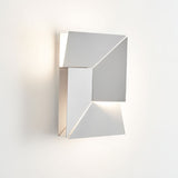 Modern Cordless LED Wall Sconce Matte White Aluminum Rechargeable Decorative Lighting