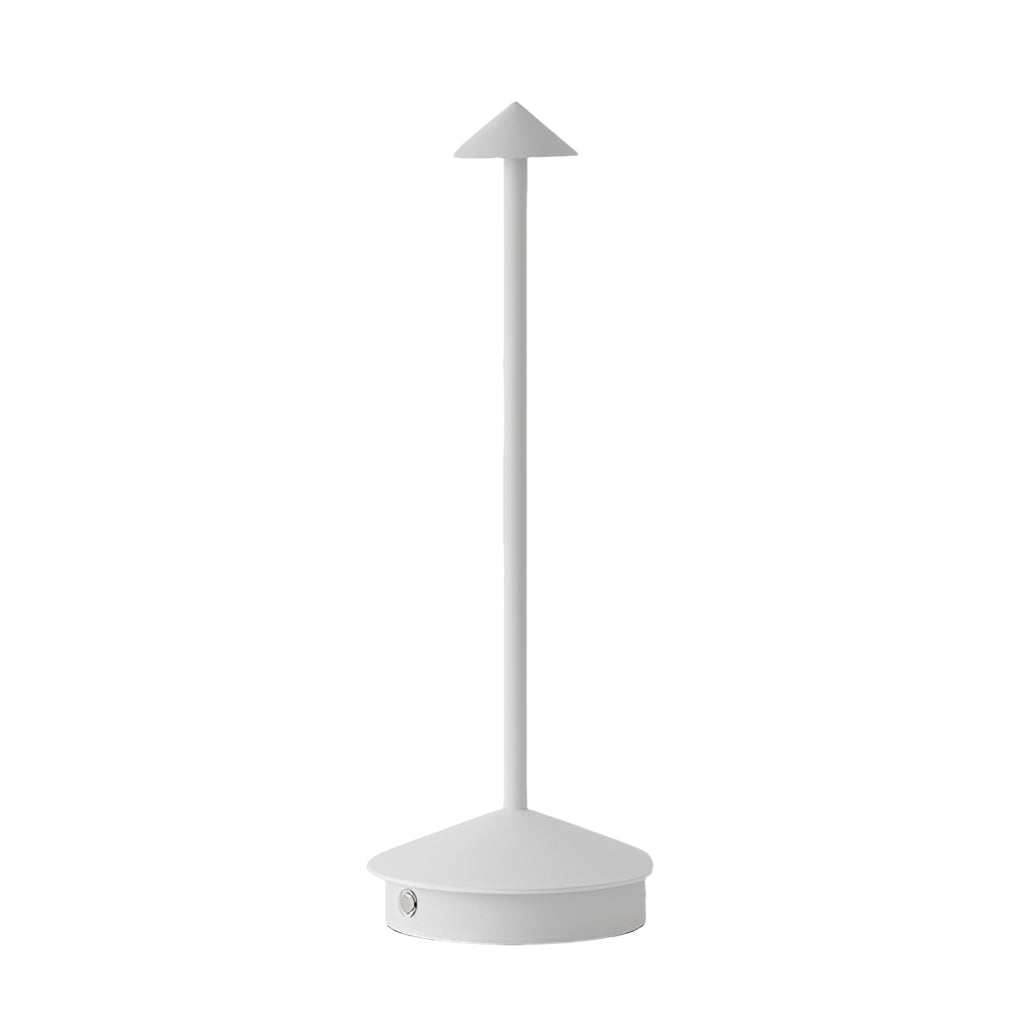 Modern Cordless Triangle LED Table Lamp Portable Dimmable Desk Light for Bedroom