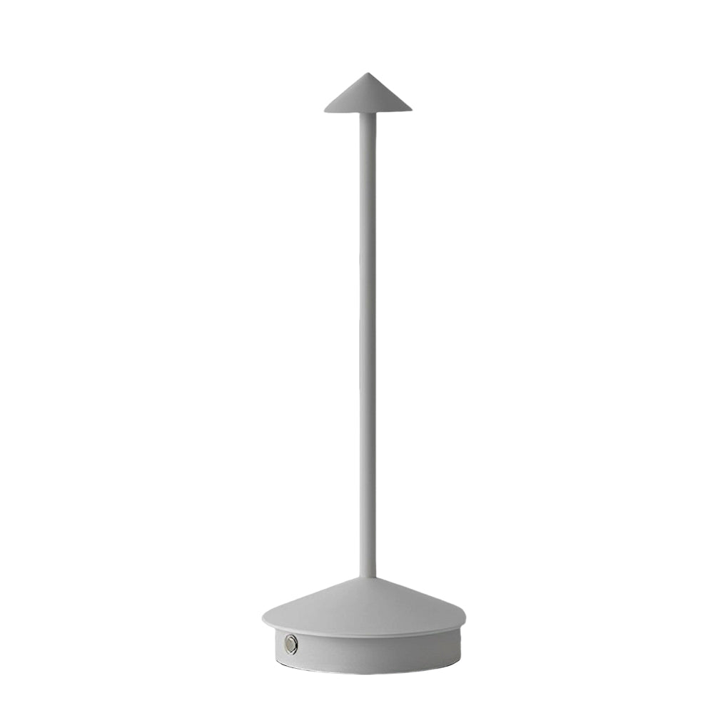 Modern Cordless Triangle LED Table Lamp Portable Dimmable Desk Light for Bedroom