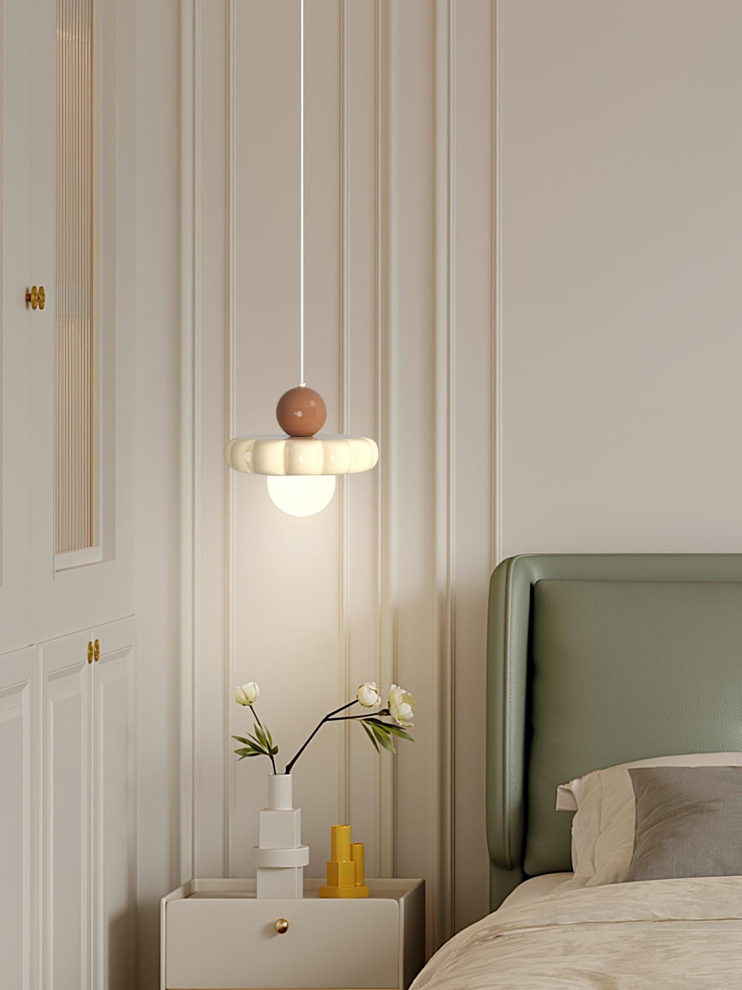 Modern Cream Cloud Pendant Light Resin Hanging Ceiling Lamp for Stylish Interior Decor