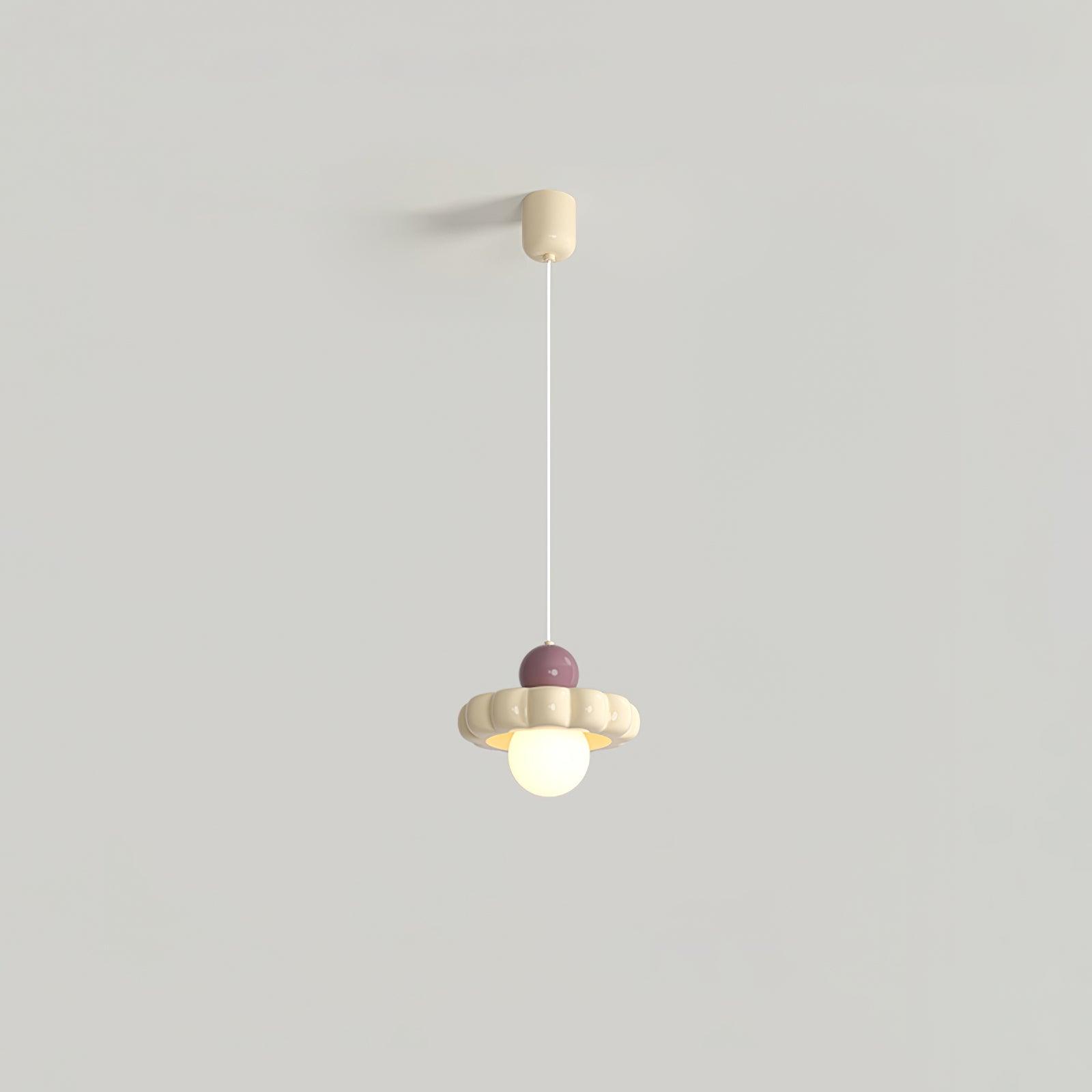 Modern Cream Cloud Pendant Light Resin Hanging Ceiling Lamp for Stylish Interior Decor