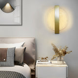 Modern Creative Geometric LED Wall Sconce Nordic Bedside Lamp for Living Room and Hallway