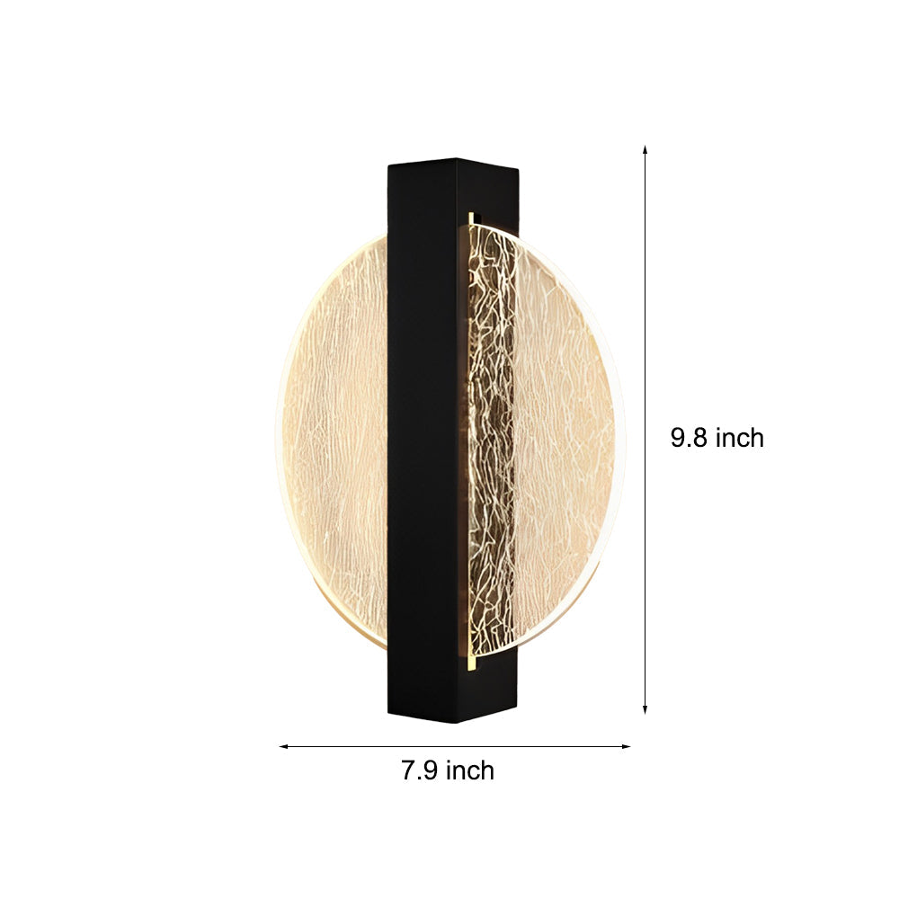 Modern Creative Geometric LED Wall Sconce Nordic Bedside Lamp for Living Room and Hallway