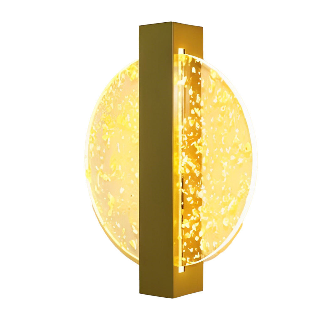 Modern Creative Geometric LED Wall Sconce Nordic Bedside Lamp for Living Room and Hallway