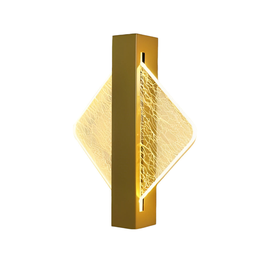 Modern Creative Geometric LED Wall Sconce Nordic Bedside Lamp for Living Room and Hallway