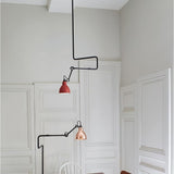 Modern Creative Industrial Metal Mini Chandelier Single Light Retro Pendant Ceiling Fixture