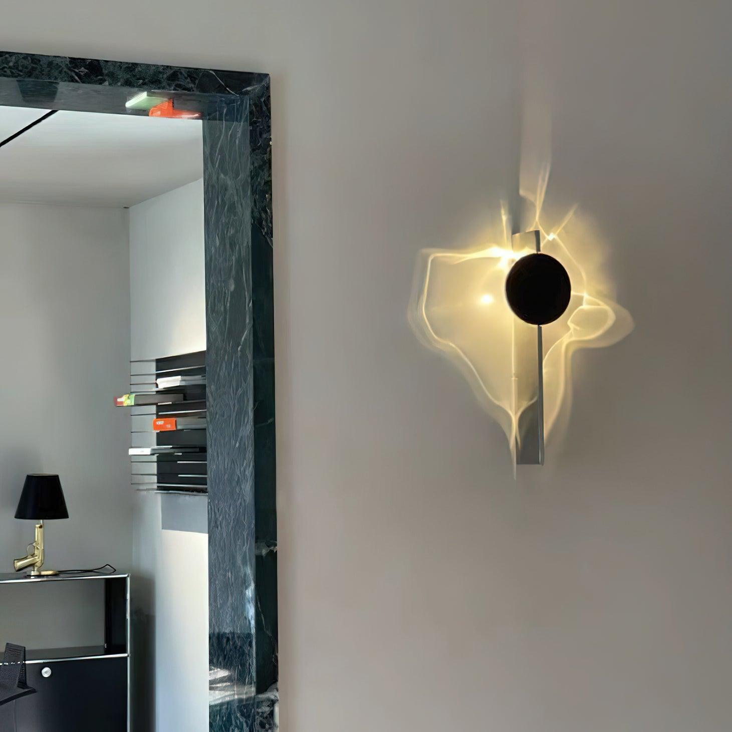 Modern Creative Light and Shadow LED Wall Sconce for Artistic Interior Lighting