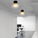 Modern Creative Round Glass LED Wall Sconce Light for Living Room and Corridor