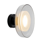 Modern Creative Round Glass LED Wall Sconce Light for Living Room and Corridor
