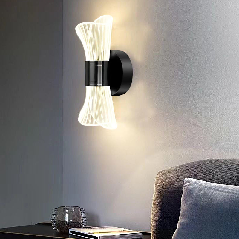 Modern Creative Trumpet Flower Petal LED Wall Sconce with 3 Step Dimming Function