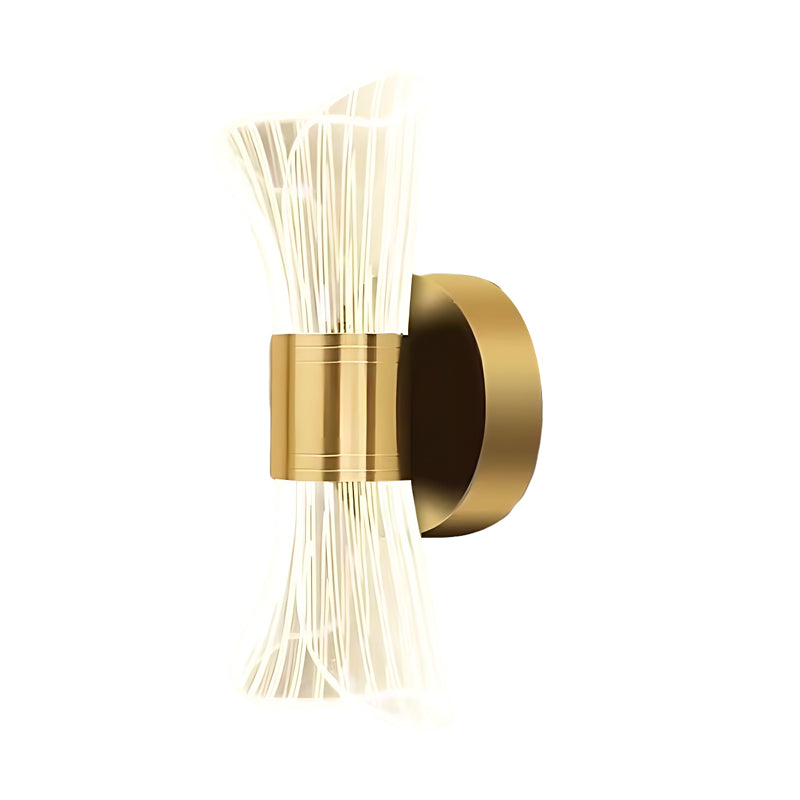 Modern Creative Trumpet Flower Petal LED Wall Sconce with 3 Step Dimming Function