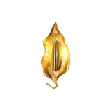 Modern Crumpled Leaf Brass Wall Sconce Elegant Indoor Decorative Lighting Fixture