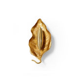 Modern Crumpled Leaf Brass Wall Sconce Elegant Indoor Decorative Lighting Fixture