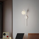 Modern Crystal Dandelion Wall Sconce Set of 2 Elegant Indoor LED Light Fixture