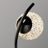 Modern Crystal Dandelion Wall Sconce Set of 2 Elegant Indoor LED Light Fixture