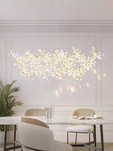 Modern Crystal Floating Butterfly LED Chandelier Luxury Pendant Light for Home