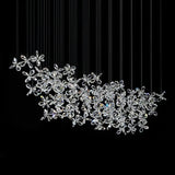 Modern Crystal Floating Butterfly LED Chandelier Luxury Pendant Light for Home