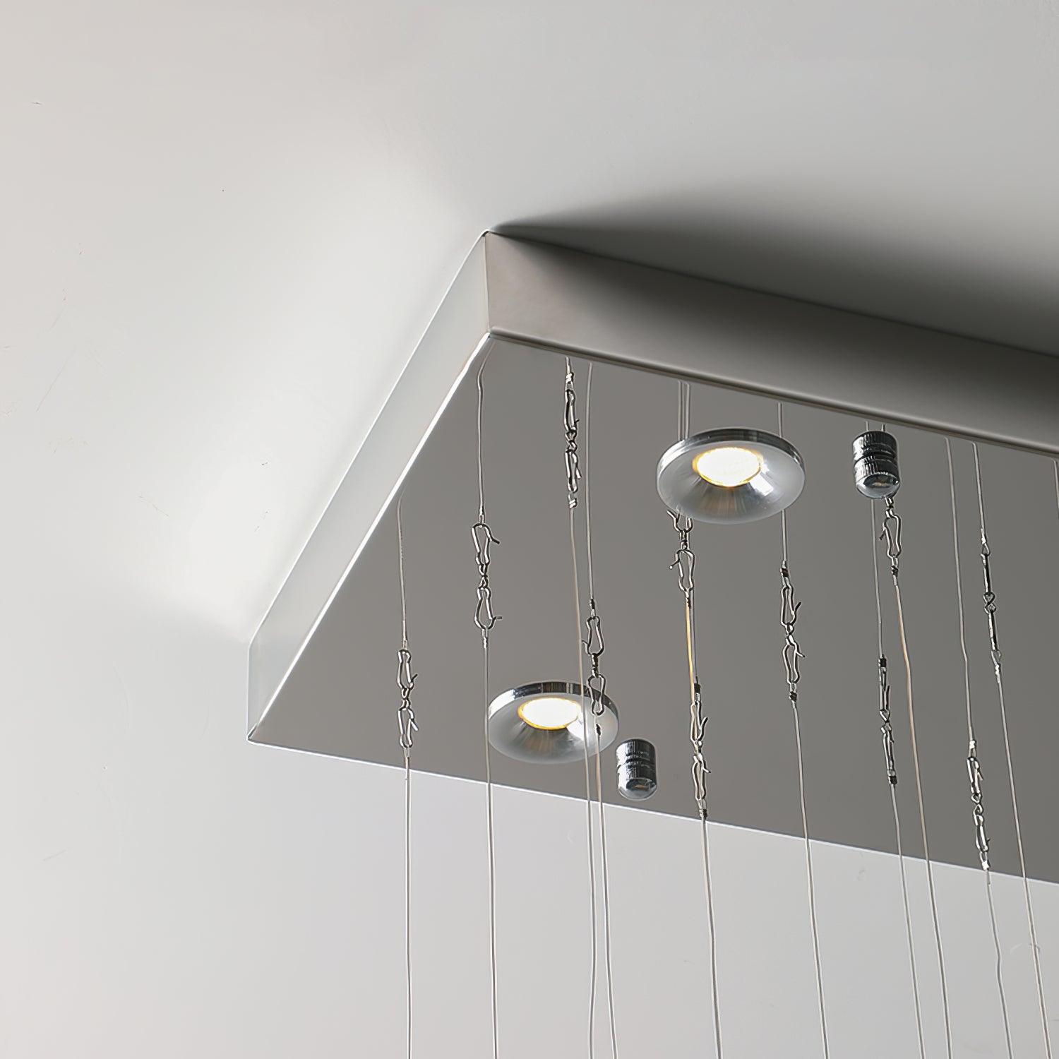 Modern Crystal Floating Butterfly LED Chandelier Luxury Pendant Light for Home