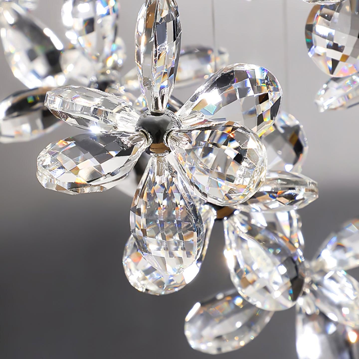 Modern Crystal Floating Butterfly LED Chandelier Luxury Pendant Light for Home