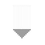 Modern Crystal Floating Butterfly LED Chandelier Luxury Pendant Light for Home