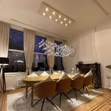 Modern Crystal Floating Butterfly LED Chandelier Luxury Pendant Light for Home