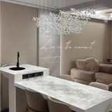 Modern Crystal Floating Butterfly LED Chandelier Luxury Pendant Light for Home