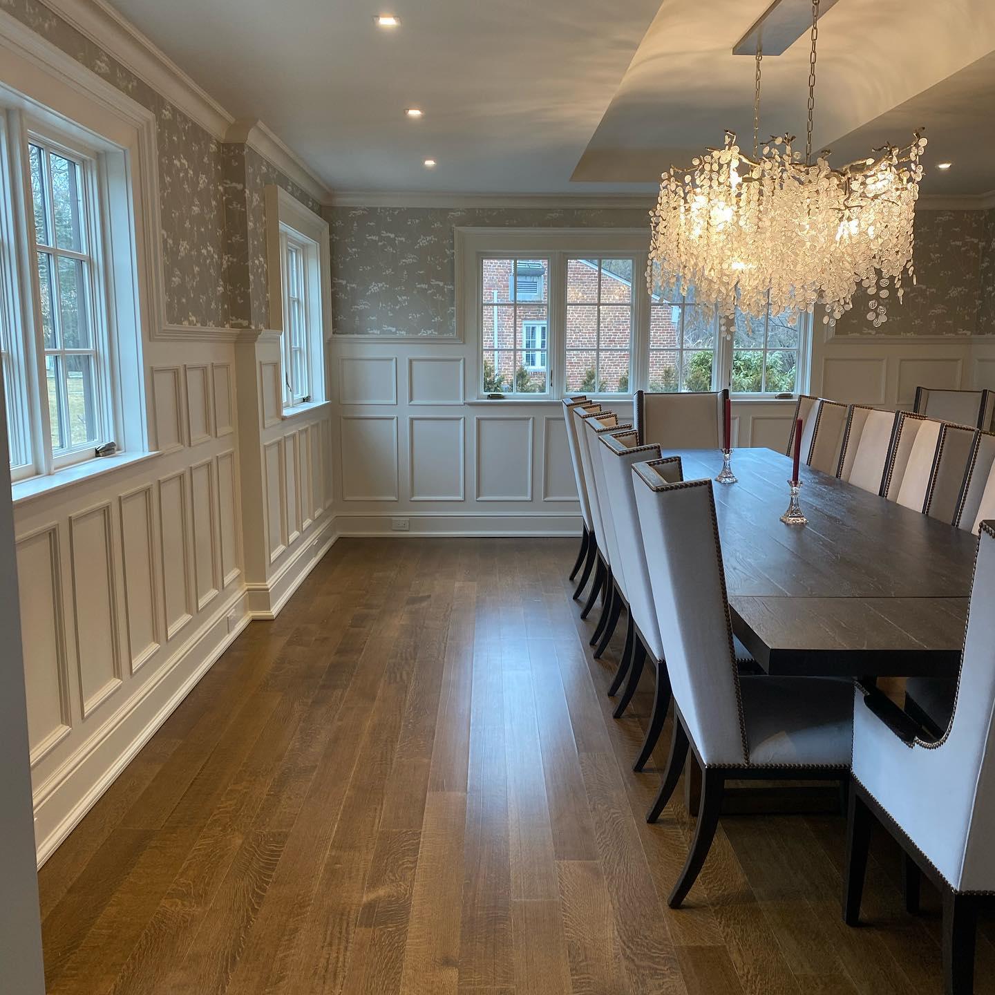 Modern Crystal Glass Branch Chandelier for Dining Room and High Ceiling Foyers