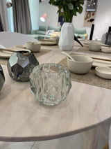 Modern Crystal Sphere Cluster Chandelier Round Brass Pendant Light for Dining Room