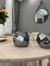 Modern Crystal Sphere Cluster Chandelier Round Brass Pendant Light for Dining Room