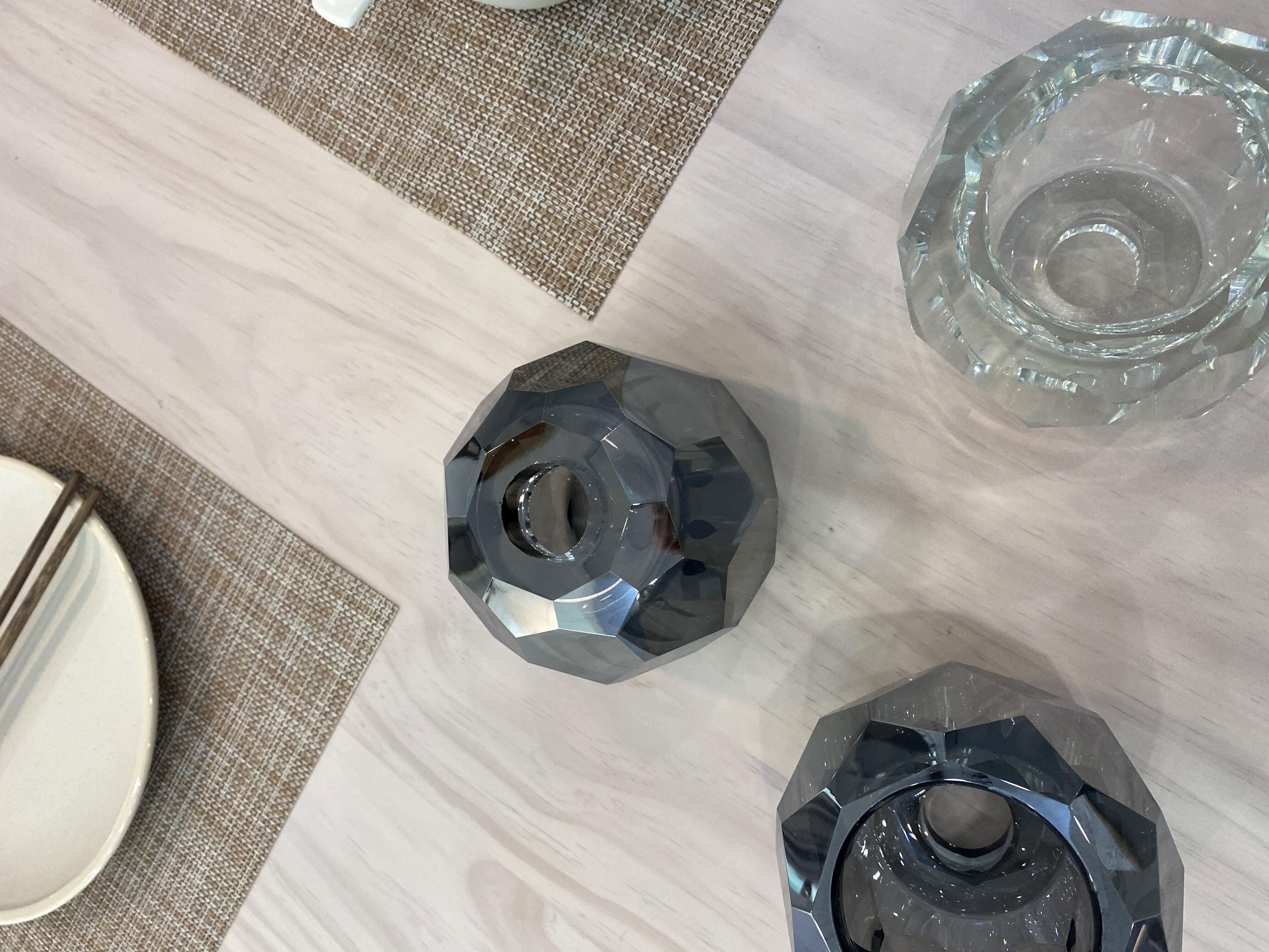 Modern Crystal Sphere Cluster Chandelier Round Brass Pendant Light for Dining Room